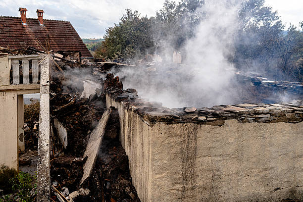 Professional Fire Damage Removal technician working in Hatfield, PA